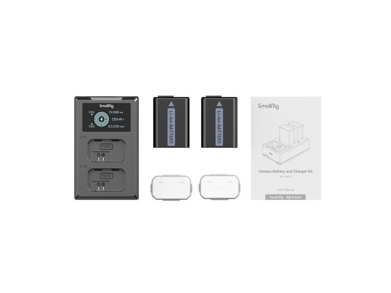 Smallrig Digitalkamera-Akku NP-FW50 Akku und Charger Kit