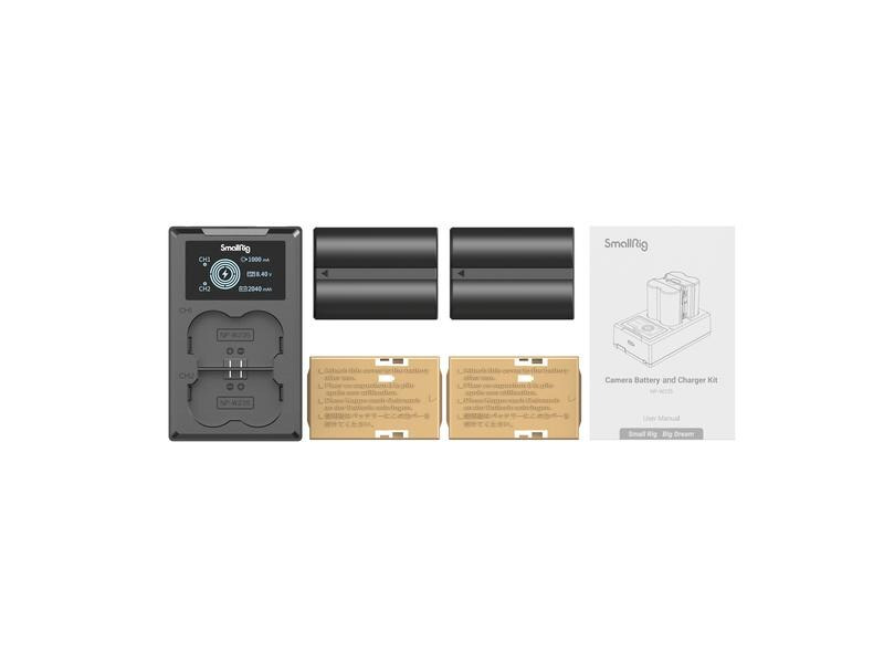 Smallrig Digitalkamera-Akku NP-W235 Akku und Charger Kit