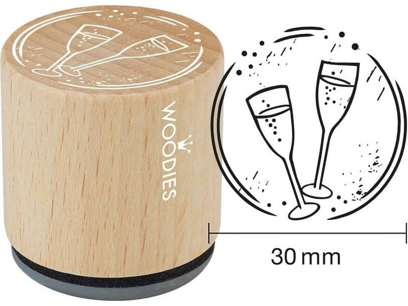 Woodies Stempel Woodies Sektgläser 1 Stück