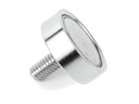 supermagnete Haftmagnet mit Gewindzapfen Ø 1.6 cm, 10 Stück