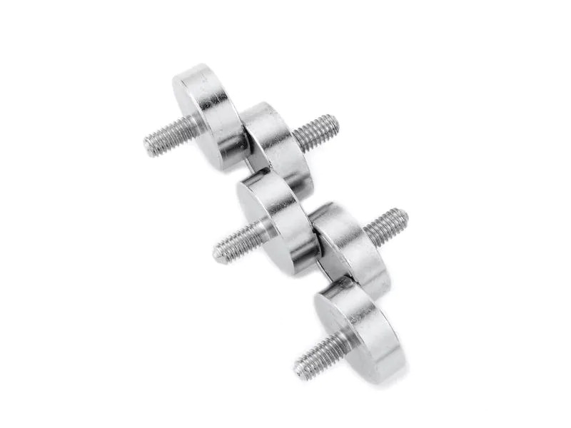 supermagnete Haftmagnet mit Gewindzapfen Ø 1.6 cm, 10 Stück