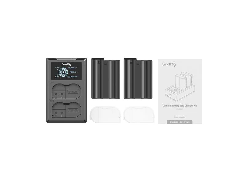 Smallrig Digitalkamera-Akku EN-EL15 Akku und Charger Kit