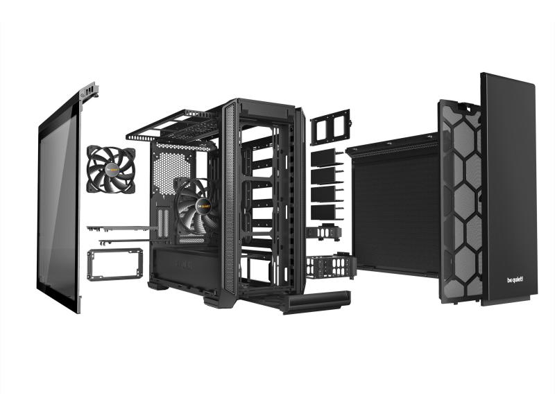 be quiet! PC-Gehäuse Silent Base 601 Schwarz Fenster