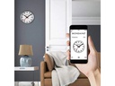 Mondaine Wanduhr Smart stop2go Ø 25 cm, Silber/Weiss