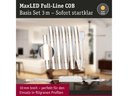 Paulmann LED-Stripe MaxLED 1000 BasisSet COB, 2700 K, 1.5 m, Silber