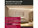 Paulmann LED-Stripe MaxLED 1000 BasisSet COB, 2700 K, 3 m, Silber