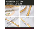 Paulmann LED-Stripe MaxLED 1000 Einzelstripe COB, 2700K, 2.5m, Silber