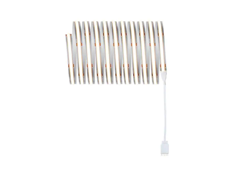 Paulmann LED-Stripe MaxLED 500 Basis Set COB, 2700 K, 3 m, Silber
