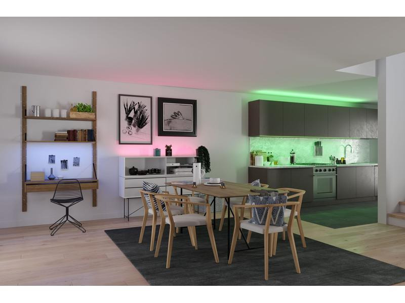 Paulmann LED-Stripe SimpLed Strip Set COB, RGB, 3 m, Weiss