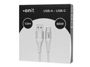 onit USB 2.0-Kabel USB A - USB C 1 m, Weiss