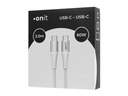 onit USB 3.0-Kabel USB C - USB C 2 m, Weiss