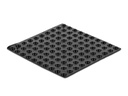 Delock Gummifüsse 5 x 2mm rund, selbstklebend, 100 Stück, schwarz