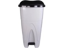 Edi Clean Treteimer Kick 110 l, Grau/Schwarz