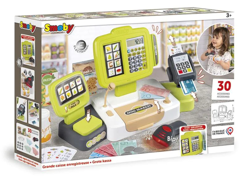 Smoby Elektronische Supermarktkasse XL