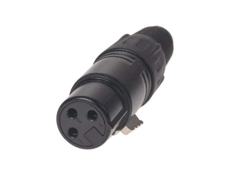 Bemero Stecker BC1001BK-F 3-Pol XLRf female Stecker schwarz