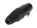 Bemero Stecker BC1001BK-F 3-Pol XLRf female Stecker schwarz