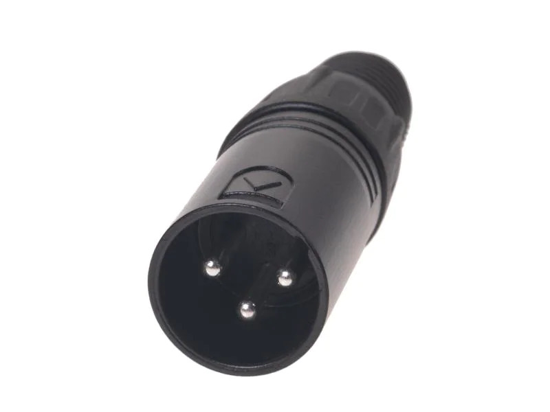Bemero Stecker BC1001BK-M 3-Pol XLRm male Stecker Schwarz
