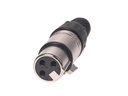 Bemero Stecker BC1001NI-F 3-Pol XLRf female Stecker Nickel