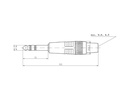 Bemero Stecker BC2002NI-M 6.3 mm Stereo Klinkenstecker Nickel