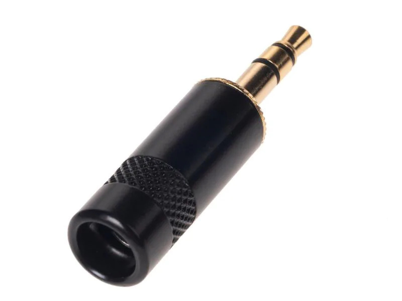 Bemero Stecker BC3001BK-M 3.5 mm Stereo Klinkenstecker schwarz