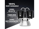 Bialetti Espressokanne Express 2 Tassen, Schwarz