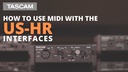 Tascam Audio Interface US-4x4HR