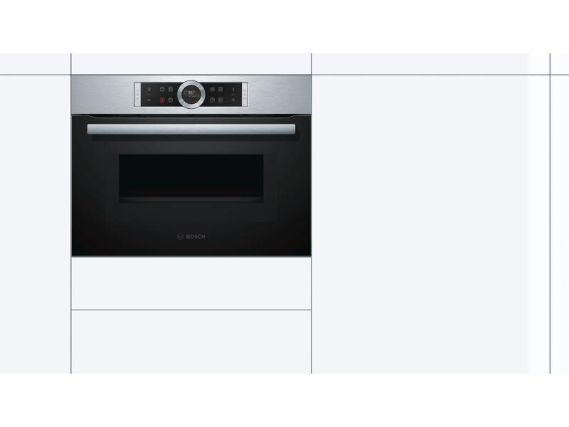 Bosch Einbaubackofen mit Mikrowelle CMG633BS1 Keine