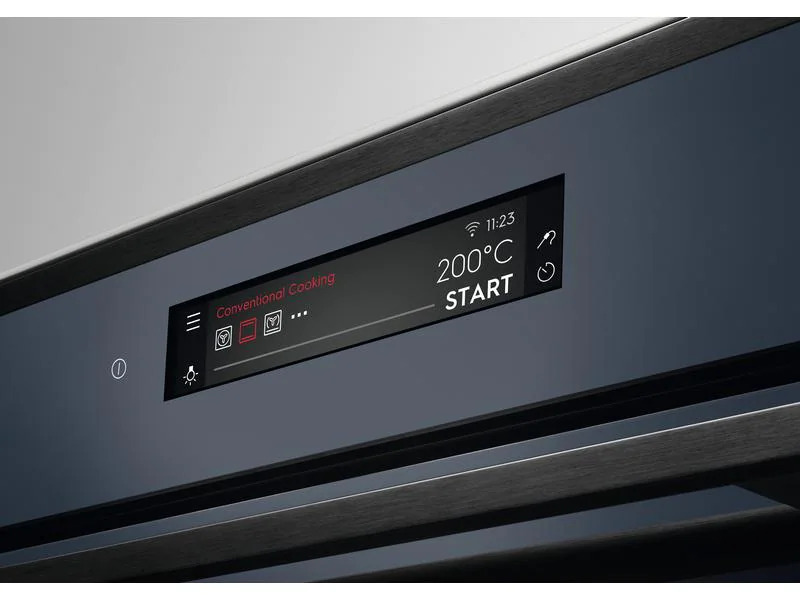 Electrolux Einbaubackofen EB6PL40SP EU60 Schwarz Spiegeleffekt