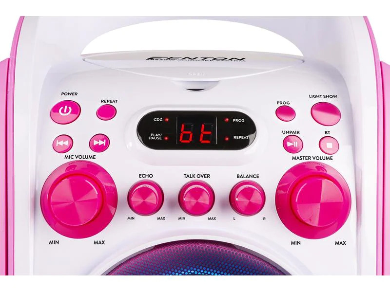 Fenton Karaoke Maschine SBS30P Pink