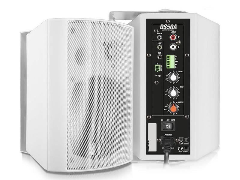 Power Dynamics Lautsprecher DS50AW Paar Weiss
