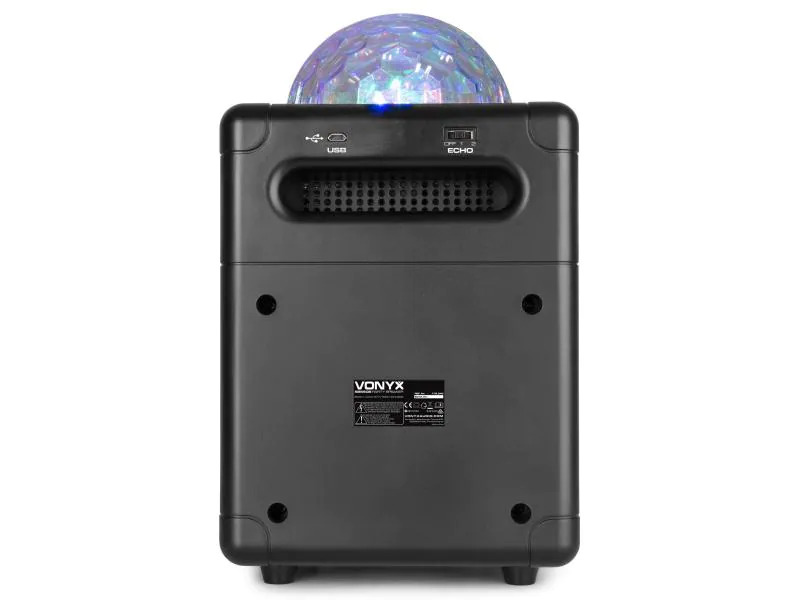 Vonyx Lautsprecher SBS50B Karaoke Speaker Schwarz