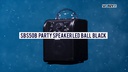 Vonyx Lautsprecher SBS50B Karaoke Speaker Schwarz