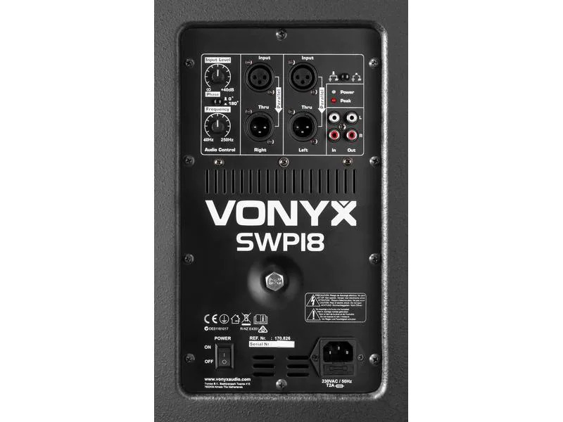 Vonyx Lautsprecher SWP18