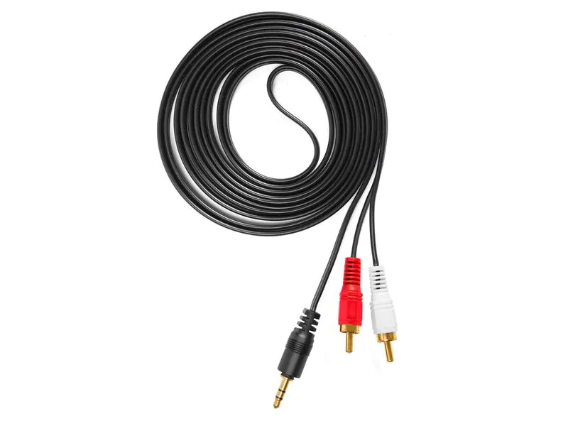 Skytronic Audio-Kabel CX400-2 3,5 mm Klinke - Cinch 2.5 m