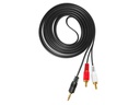 Skytronic Audio-Kabel CX400-2 3,5 mm Klinke - Cinch 2.5 m
