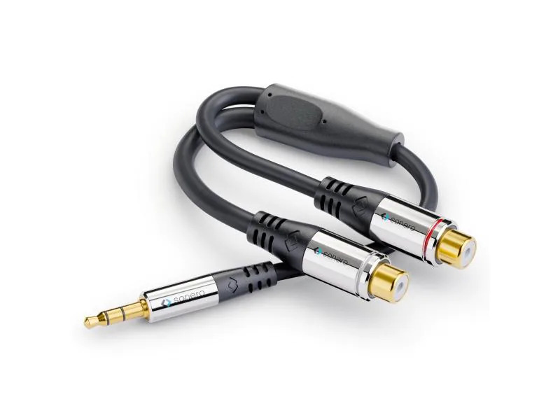 sonero Audio-Kabel 3,5 mm Klinke - Cinch 0.25 m