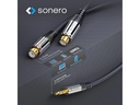 sonero Audio-Kabel 3,5 mm Klinke - Cinch 0.25 m