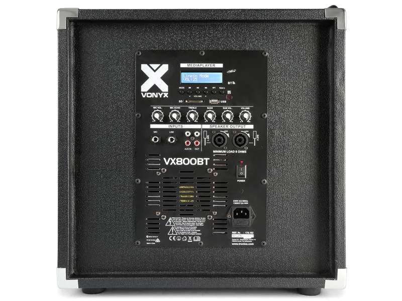 Vonyx PA-System VX800BT