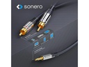 sonero Audio-Kabel 3.5 mm Klinke - Cinch 0.5 m