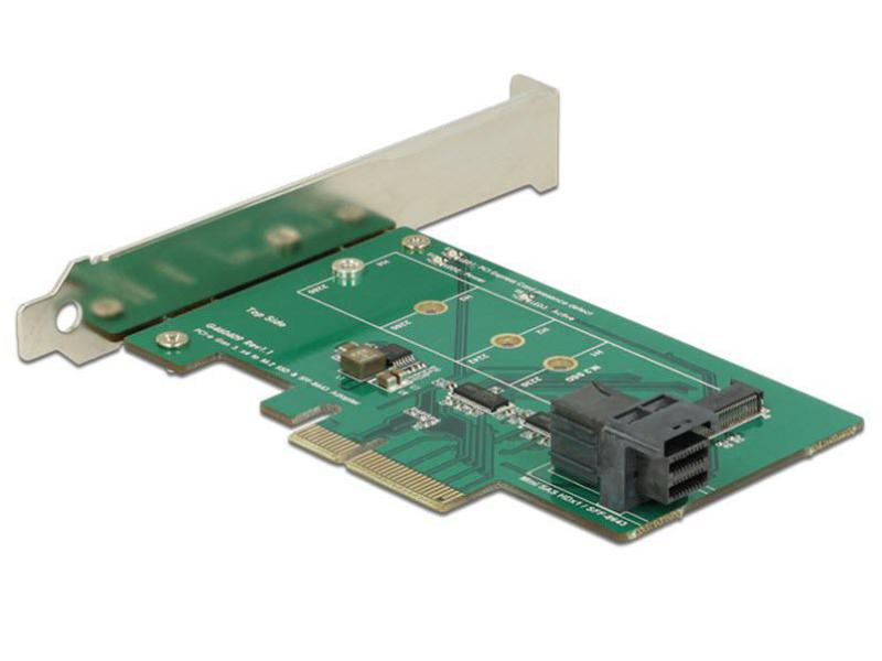 Delock Host Bus Adapter Controller PCI-ex4 - U.2 Bracket LP