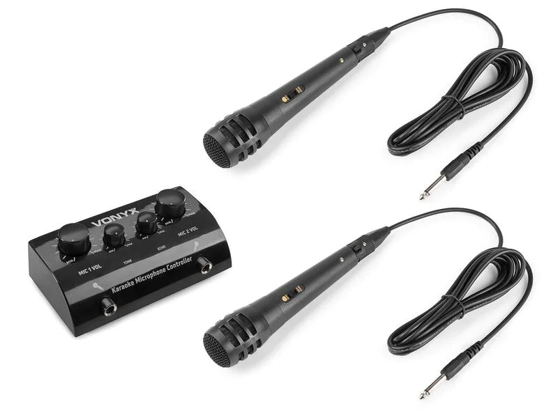 Vonyx Mikrofon-Controller AV430B Schwarz