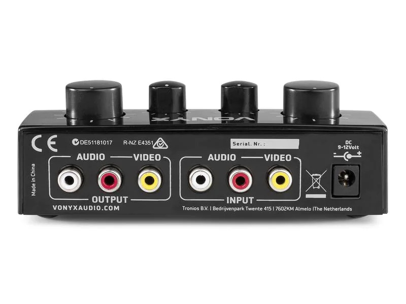 Vonyx Mikrofon-Controller AV430B Schwarz