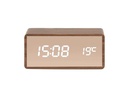 KARLSSON Digitalwecker Copper Braun