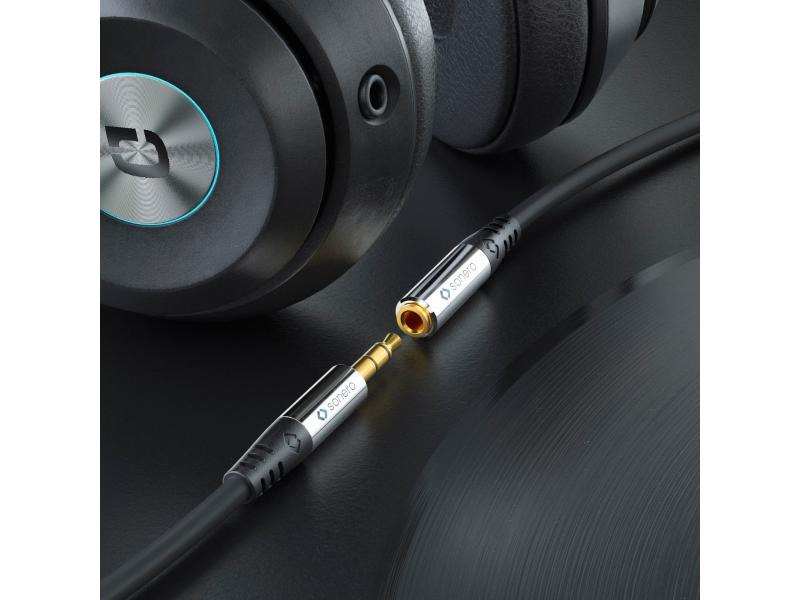 sonero Audio-Kabel 6,3 mm Klinke - 3,5 mm Klinke 0.25 m