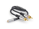 sonero Audio-Kabel Cinch - 3,5 mm Klinke 0.25 m