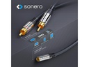 sonero Audio-Kabel Cinch - 3,5 mm Klinke 0.25 m
