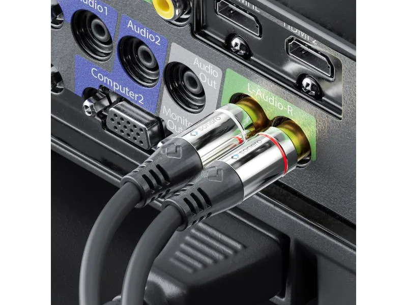 sonero Audio-Kabel Cinch - 3,5 mm Klinke 0.25 m
