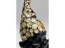 Kare Dekofigur Zwerg Meditation Schwarz/Gold