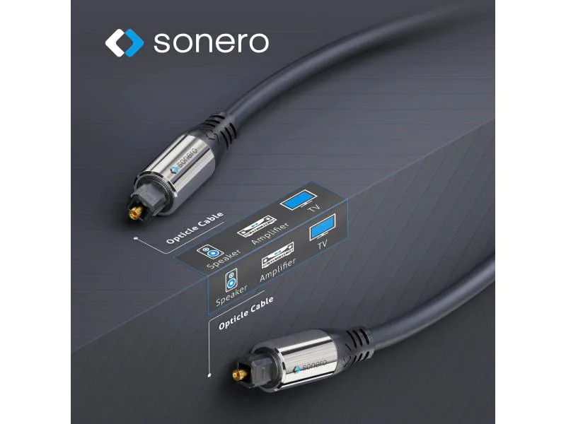 sonero Audio-Kabel Toslink - Toslink 1.5 m
