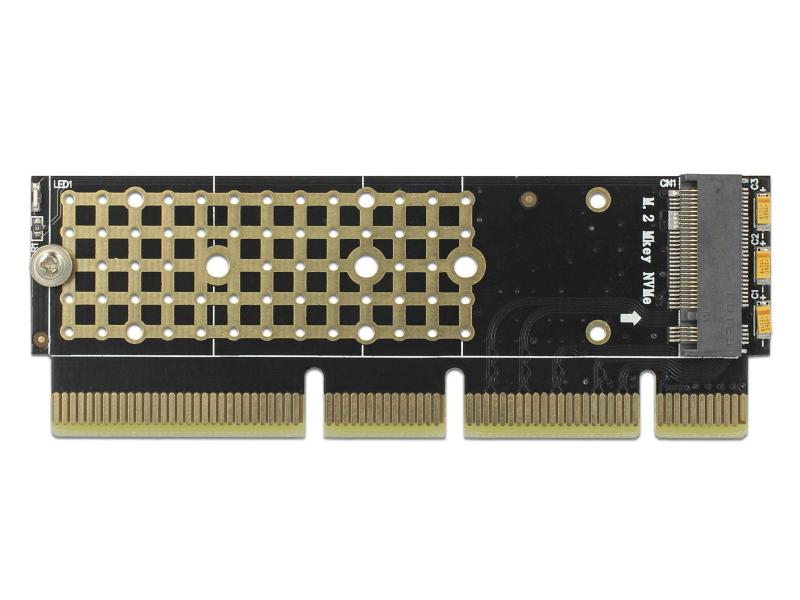 Delock Host Bus Adapter PCIe x16/x8/x4 – M.2, NVMe, Key M